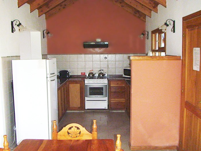 cabaña 1, cocina