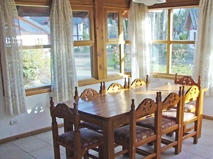 cabaña 1, comedor