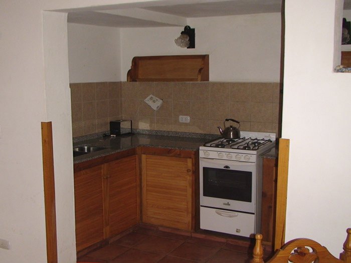 cabaña 14, cocina