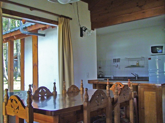 cabaña 3, comedor
