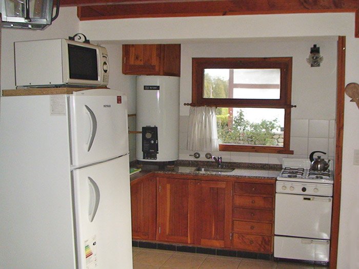 cabaña 6, cocina
